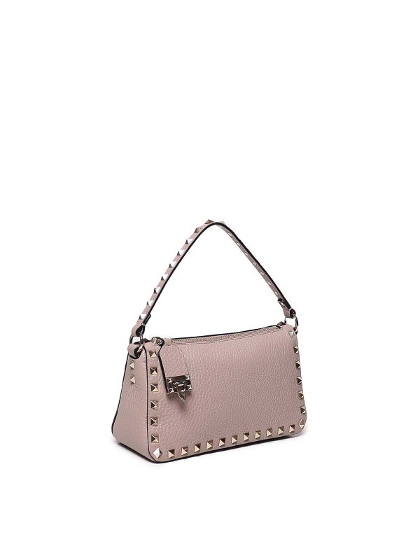 The Best Shops VALENTINO GARAVANI: cross body bags - Rockstud Shoulder Bag In Calfskin