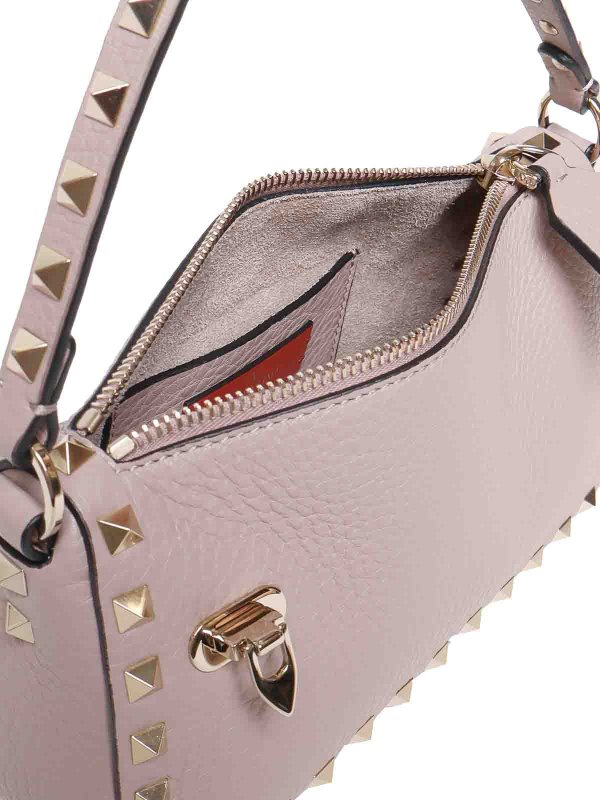 Rockstud Shoulder Bag In Calfskin shop online: VALENTINO GARAVANI