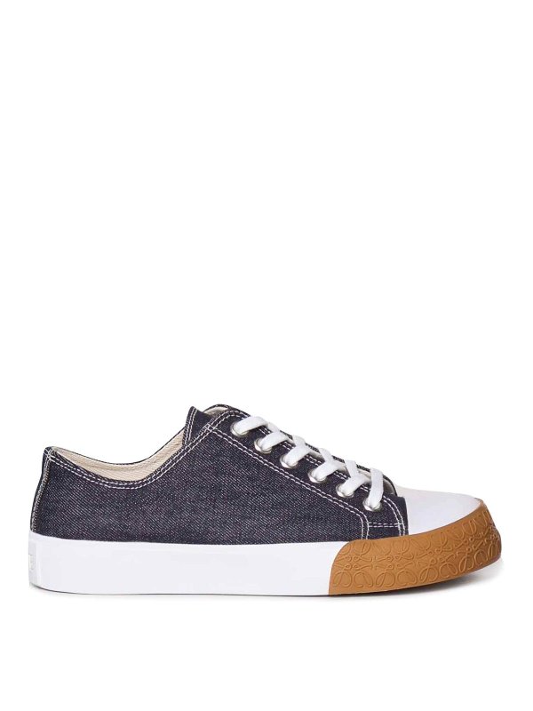 LOEWE: trainers - Lace Up Sneakers In Denim