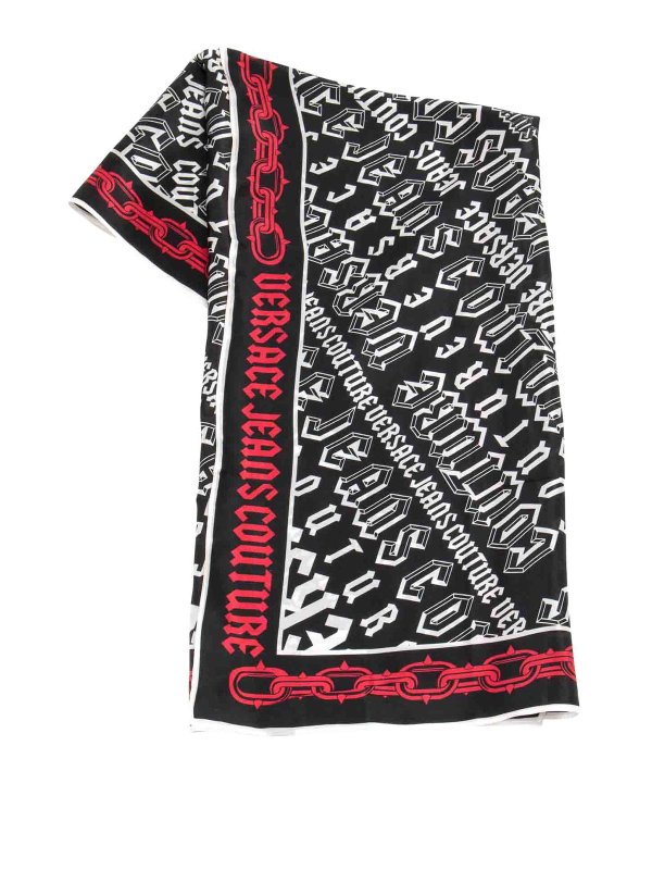 Versace Jeans Couture: スカーフ - スカーフ - 黒