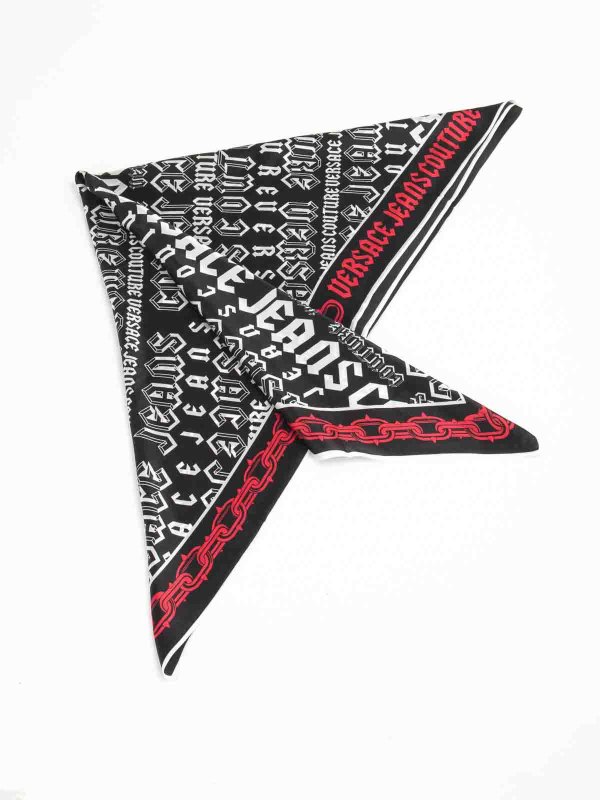 Versace Jeans Couture: スカーフ online - スカーフ - 黒