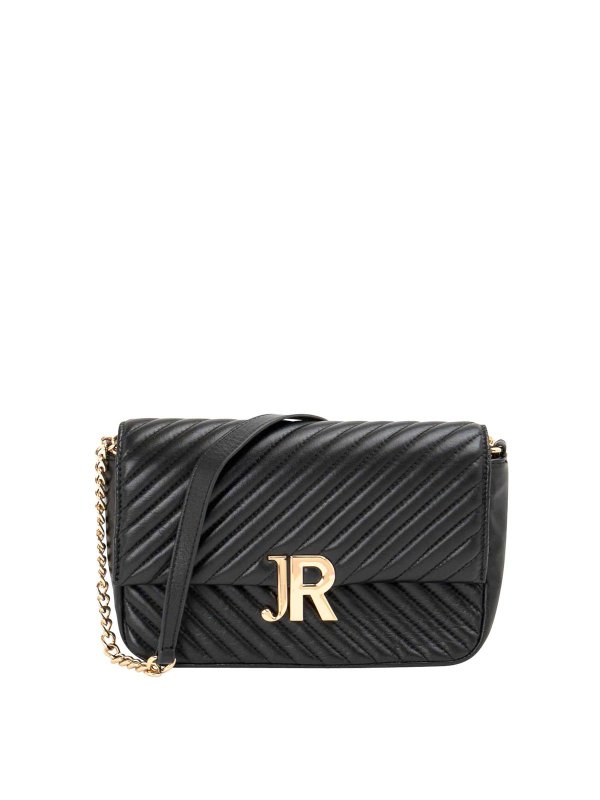 JOHN RICHMOND: ショルダーバッグ - ショルダーバッグ - 黒