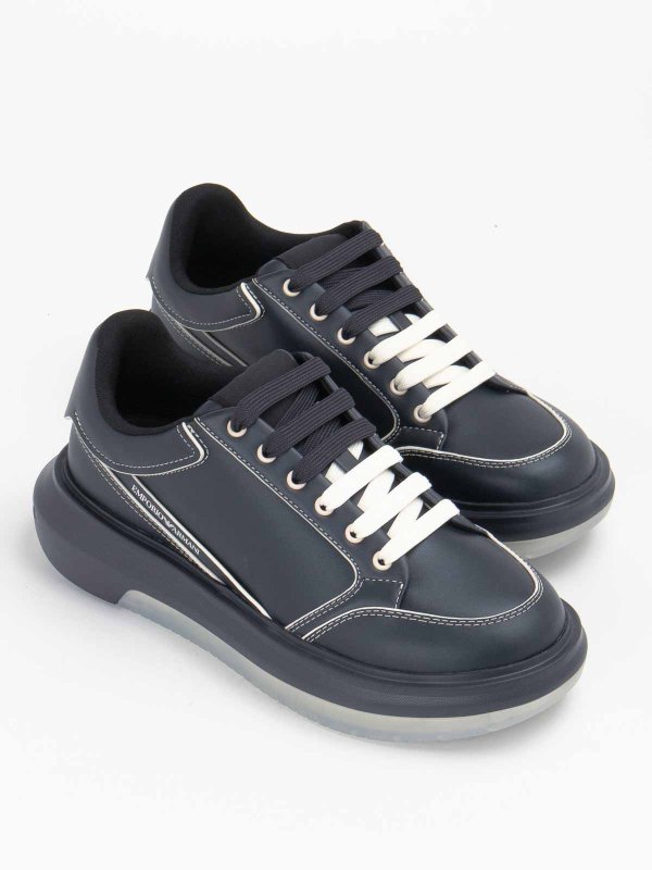 EMPORIO ARMANI: スニーカー online - スニーカー - ブルー