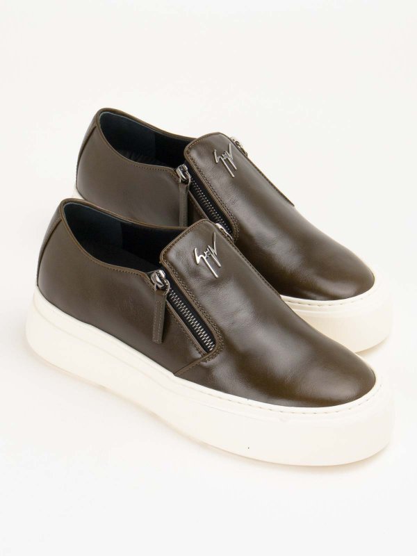 GIUSEPPE ZANOTTI: ロファー＆スリッパ online - スリッパ - 緑