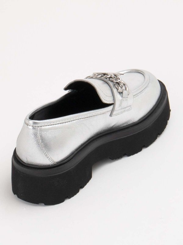The Best Shops JOHN RICHMOND: Mokassins und Slippers - Mokassins - Silber