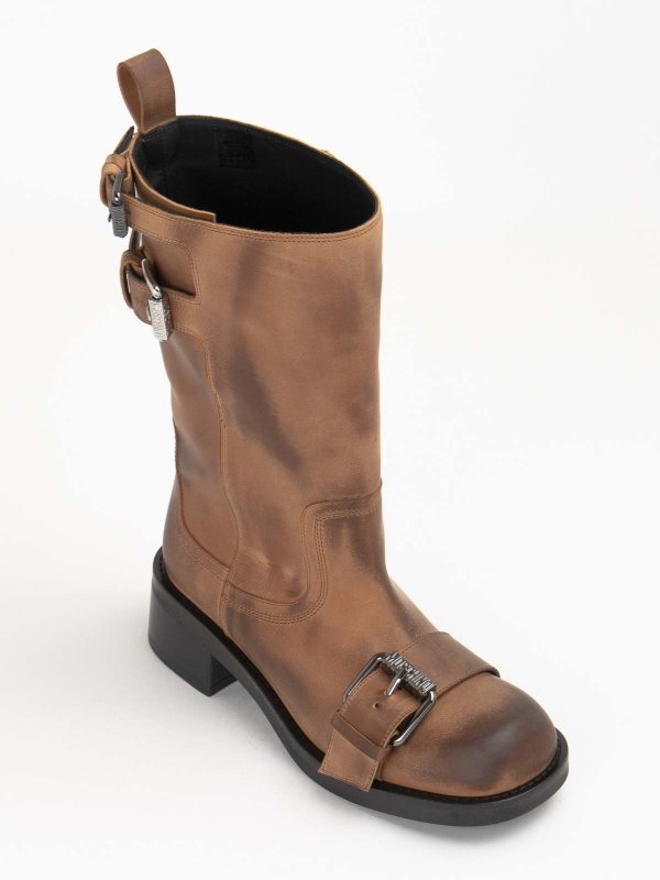 MOSCHINO buy online Stiefel - Braun