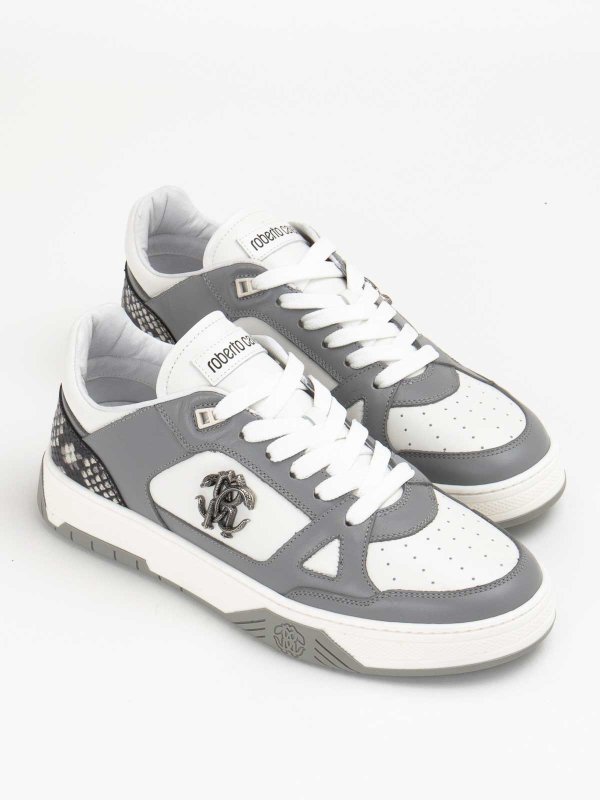 ROBERTO CAVALLI: Chaussures de sport online - Baskets - Blanc