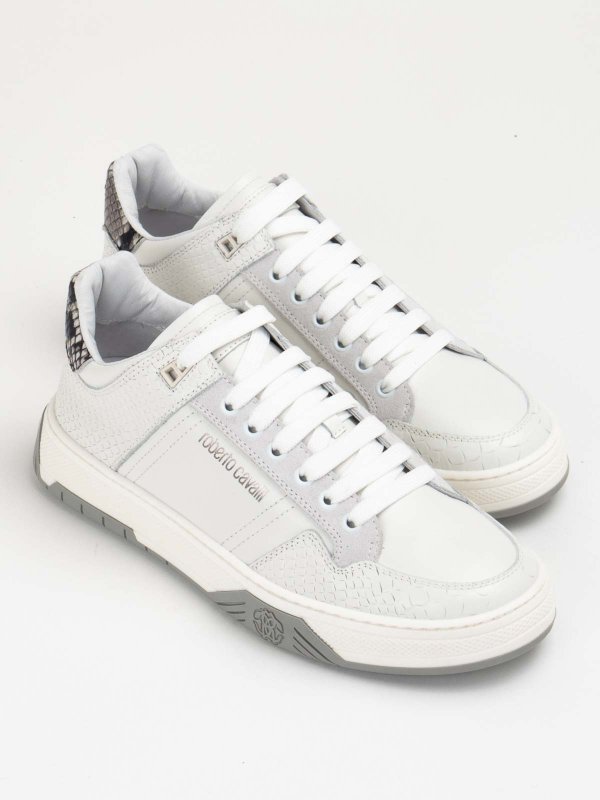 ROBERTO CAVALLI: Chaussures de sport online - Baskets - Blanc
