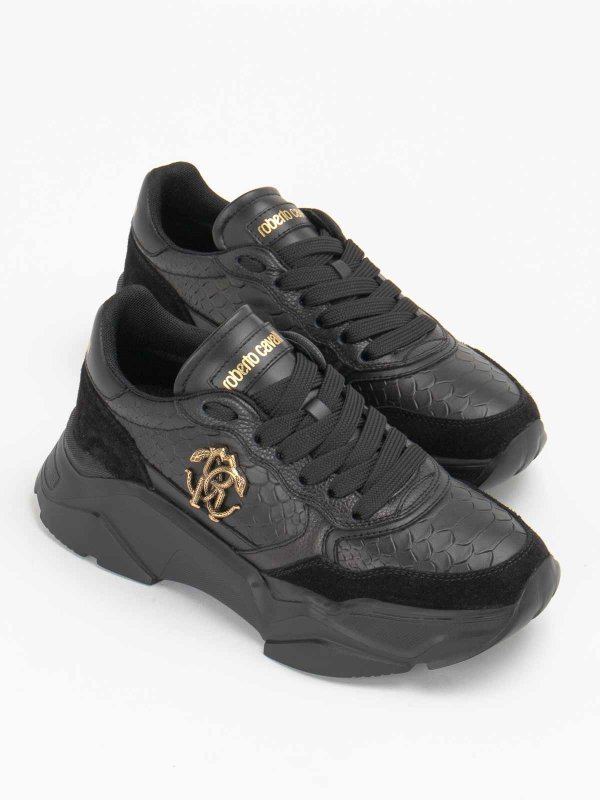 ROBERTO CAVALLI: Zapatillas online - Zapatillas - Negro