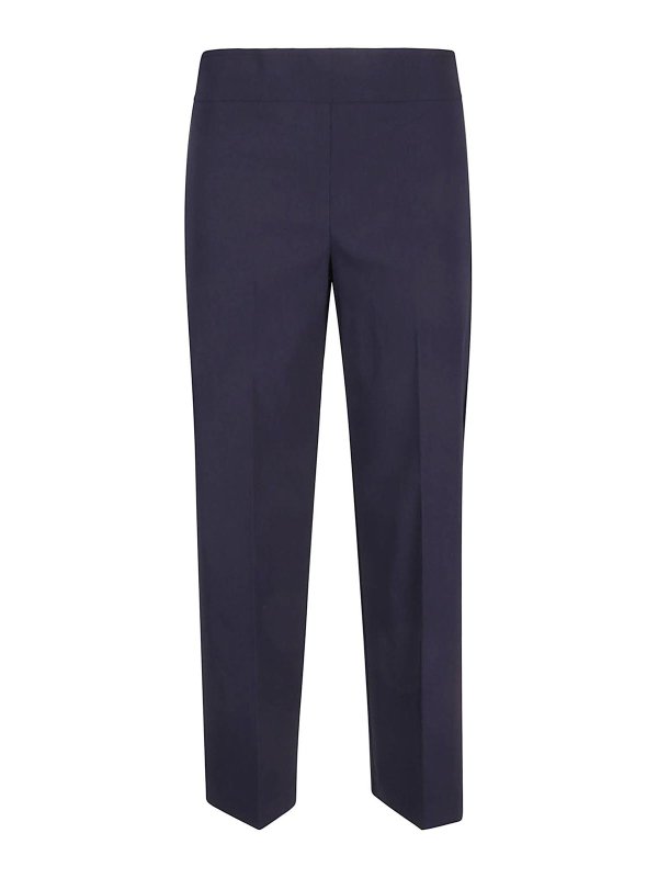 AVENUE MONTAIGNE: カジュアルトラウザー - カジュアルパンツ - ブルー