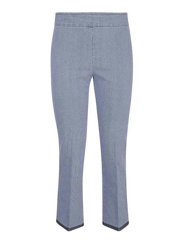 AVENUE MONTAIGNE: カジュアルトラウザー - カジュアルパンツ - デニム