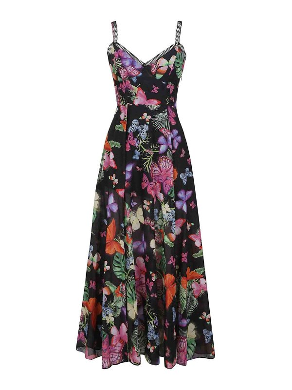 CHARO RUIZ: Knielange Kleider - Knielanges Kleid - Bunt