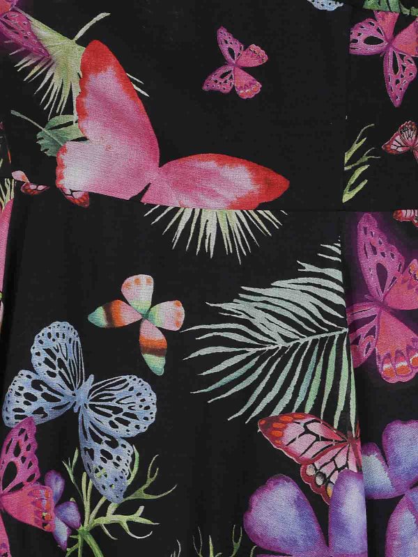 The Best Shops CHARO RUIZ: Knielange Kleider - Knielanges Kleid - Bunt