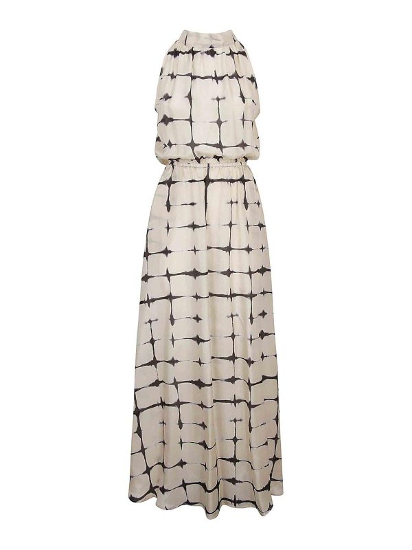 CRIDA: Robe longueur genou - Robe Au Genou - Blanc