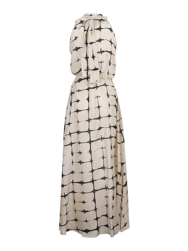 CRIDA: Robe longueur genou online - Robe Au Genou - Blanc