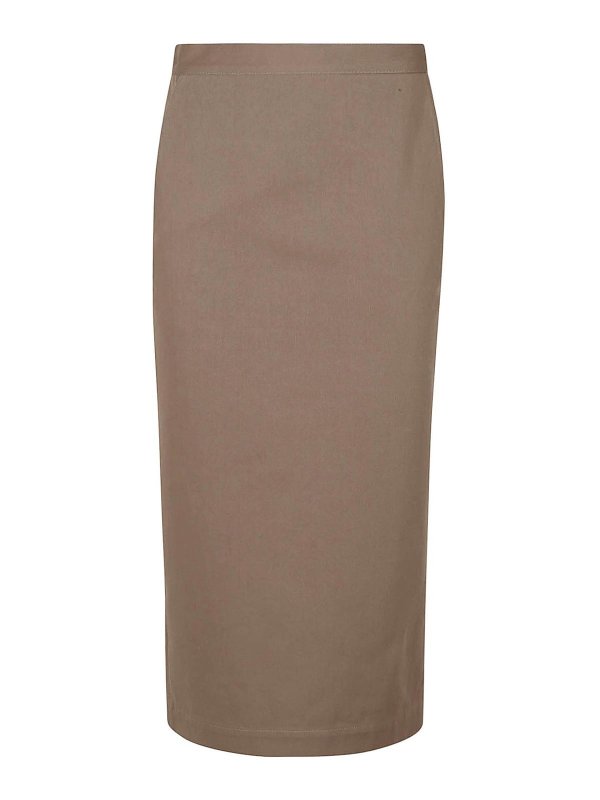 eleven88: Faldas media pierna y semilargas - Falda Semilarga - Verde Oscuro