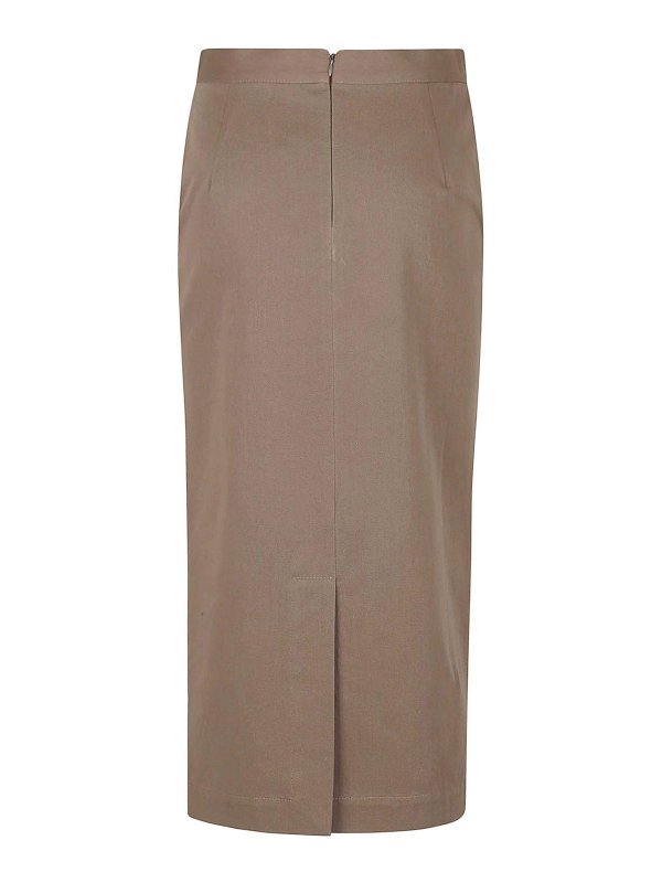 eleven88: Faldas media pierna y semilargas online - Falda Semilarga - Verde Oscuro