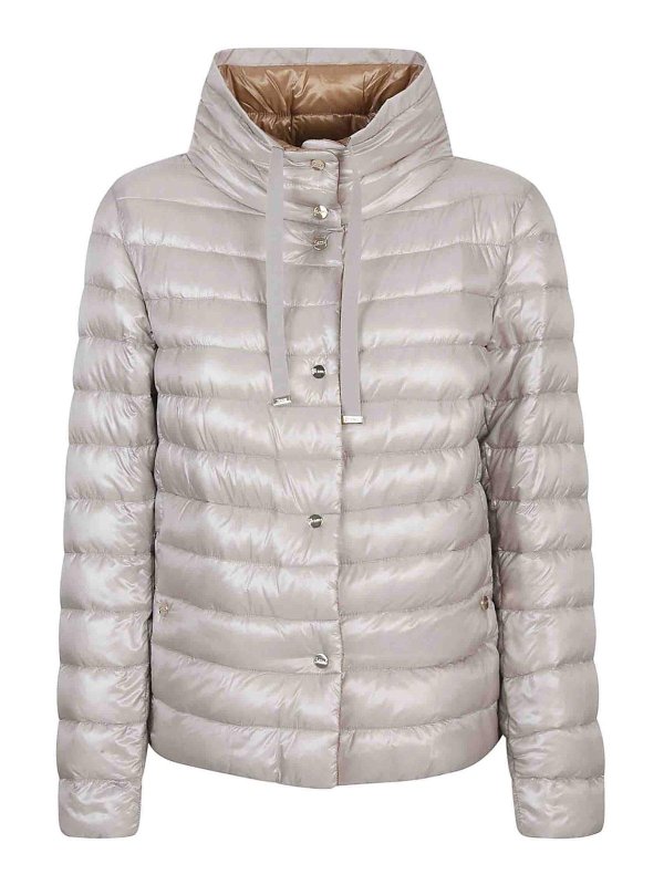 HERNO: Knielange Mäntel - Knielanger Mantel - Grau