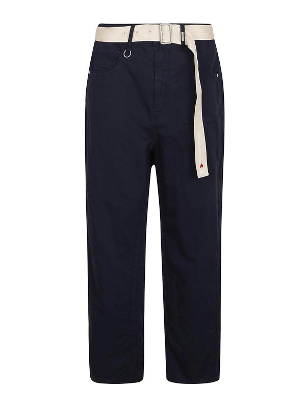 HIGH: Casual Hosen - Casual Hose - Blau