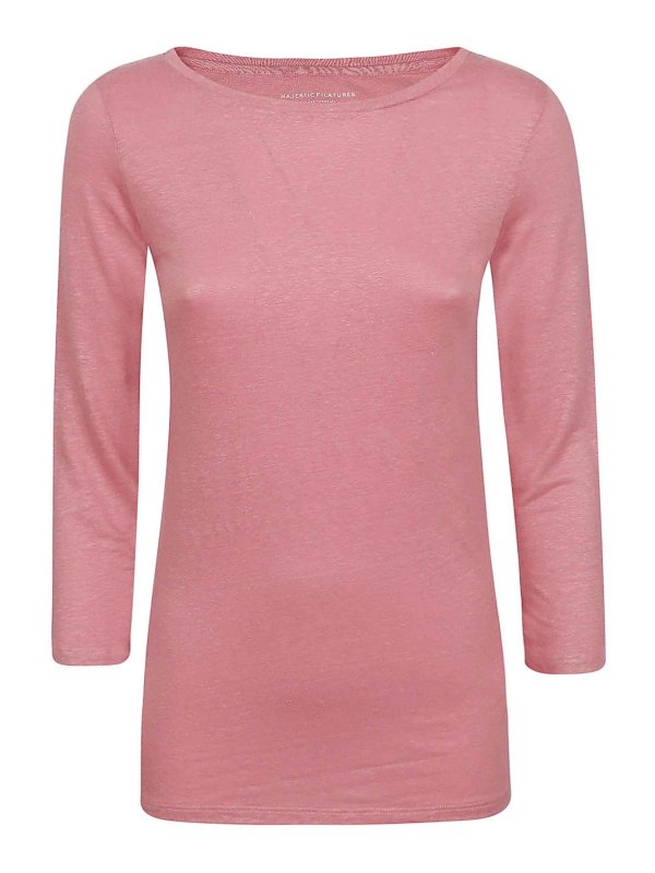 Majestic Filatures: Tops y camisetas sin mangas - Top - Color Carne Y Neutral