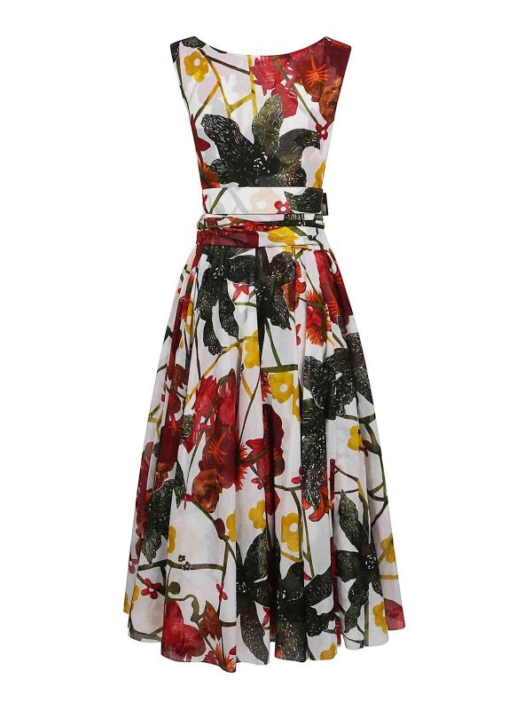 Samantha Sung Dress - White - Women | ASTERBOATNECKWHITEBLUE