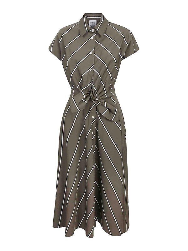 SARA ROKA: knee length dresses - Dress