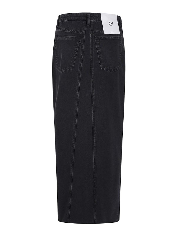 3X1: ニーレングススカート＆ミディ丈 online - 膝丈/ミディスカート - 黒