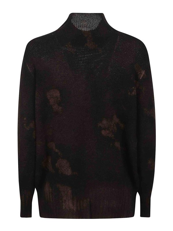 AVANT-TOI: Cuellos altos y polos online - Suéter Con Cuello Alto - Marrón