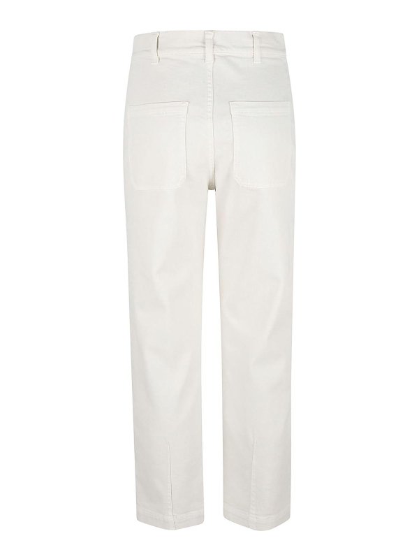 The Best Shops ELEVENTY: Casual Hosen - Casual Hose - Creme