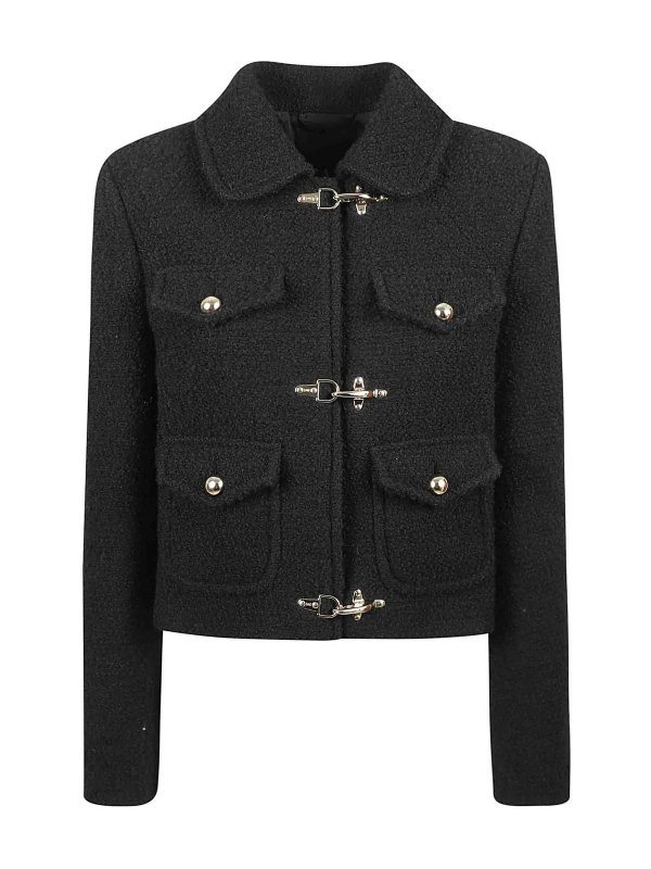 FAY: Knielange Mäntel - Knielanger Mantel - Schwarz