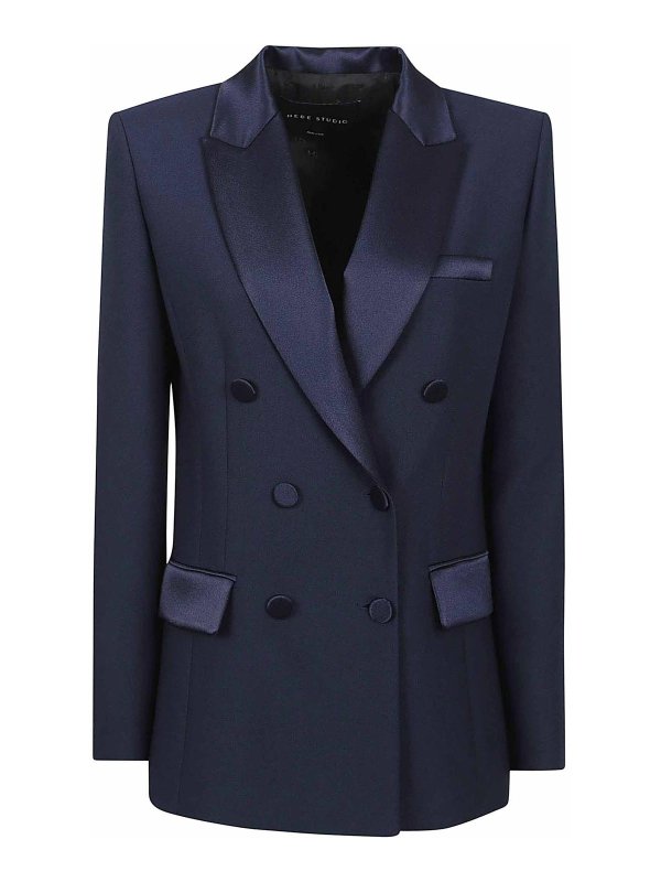 HEBE STUDIO: ブレザー - ブレザー - ブルー