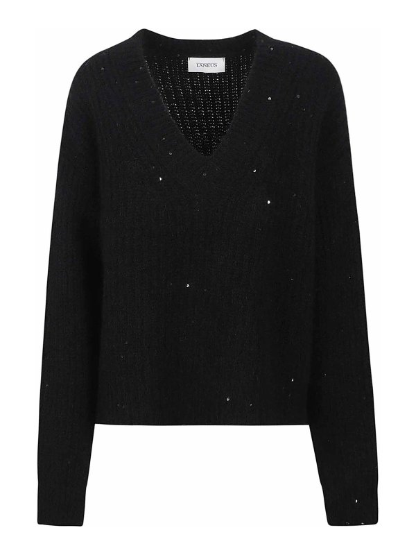 LANEUS: v necks - V-neck sweater