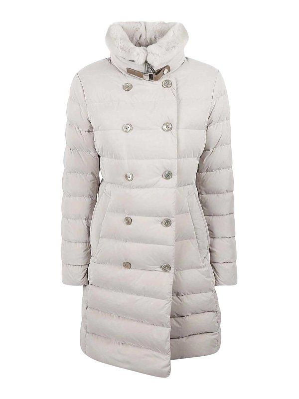 MOORER: knee length coats - Coat