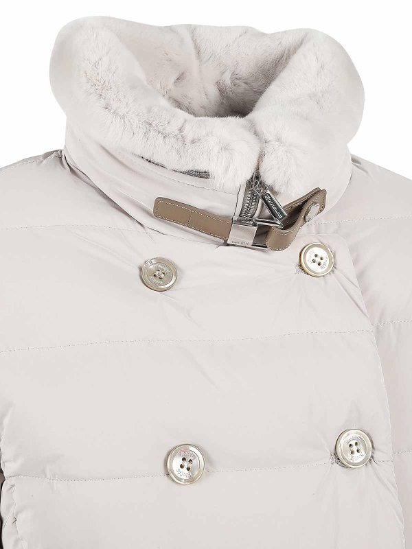 MOORER: knee length coats online - Coat