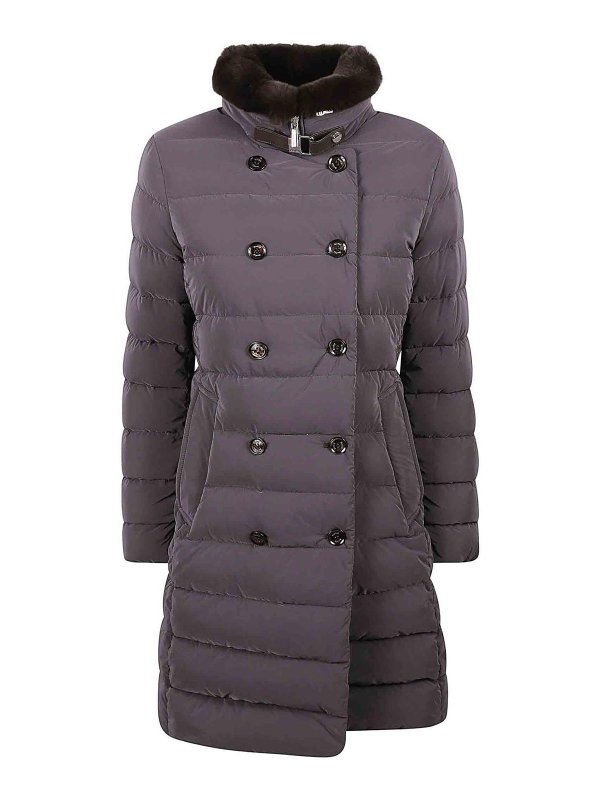 MOORER: knee length coats - Coat