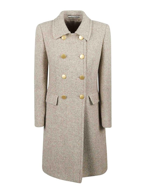 TAGLIATORE: knee length coats - Coat