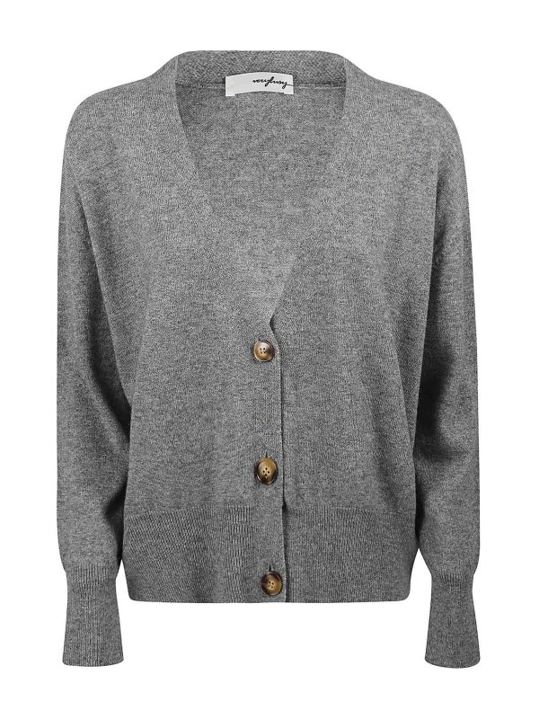 VERYBUSY: Cardigans - Cardigan - Gris