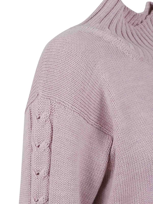 eleven88: Strickpullover mit Rundhalsausschnitt online - Rundhalspullover - Nude