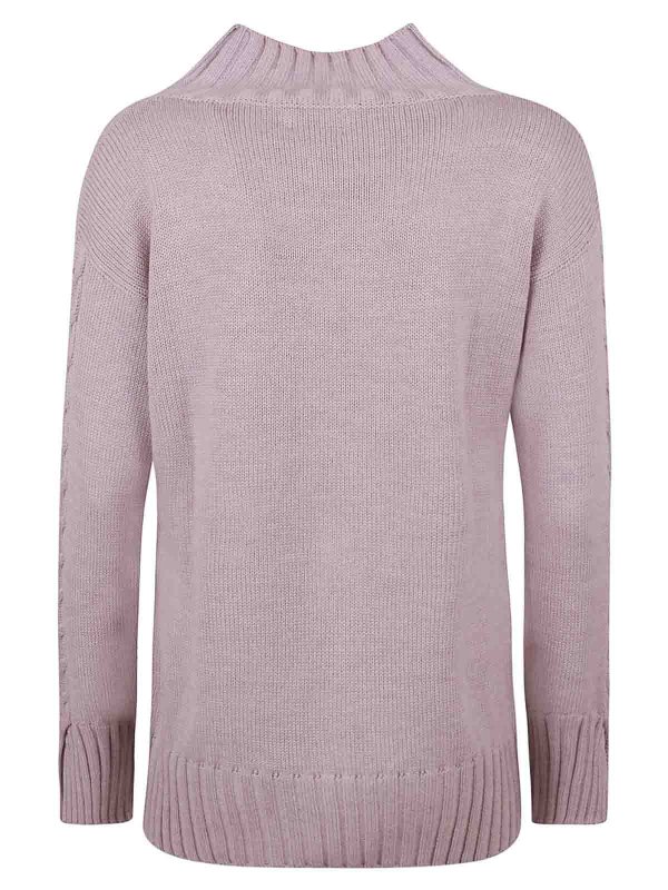The Best Shops eleven88: Strickpullover mit Rundhalsausschnitt - Rundhalspullover - Nude