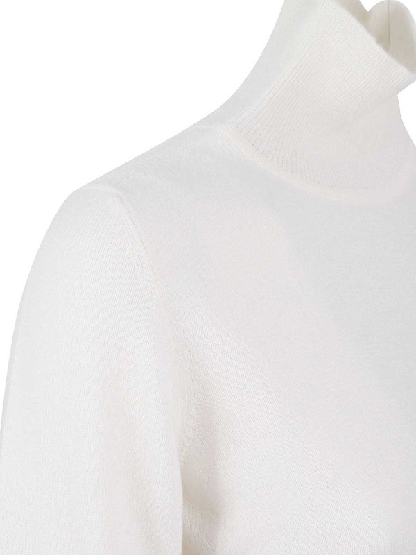 eleven88: Strickpullover mit Rundhalsausschnitt online - Rundhalspullover - Weiß