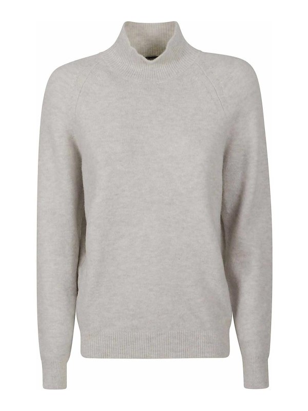 HIGH: Col roulé & Col polo - Pull Col Roulé - Blanc