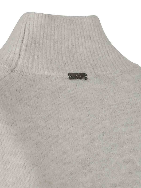 The Best Shops HIGH: Col roulé & Col polo - Pull Col Roulé - Blanc