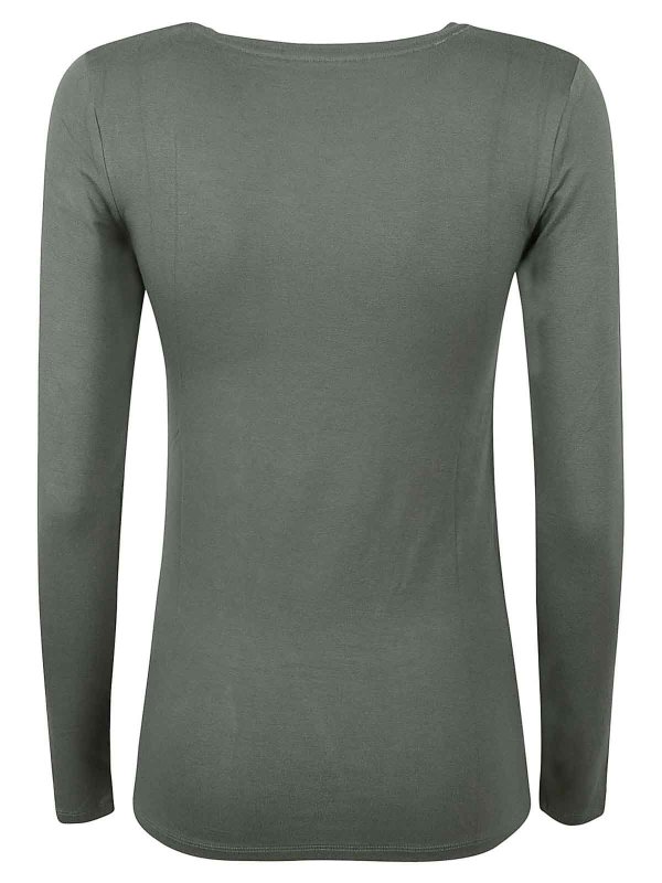 The Best Shops Majestic Filatures: Camisetas - Camiseta - Verde