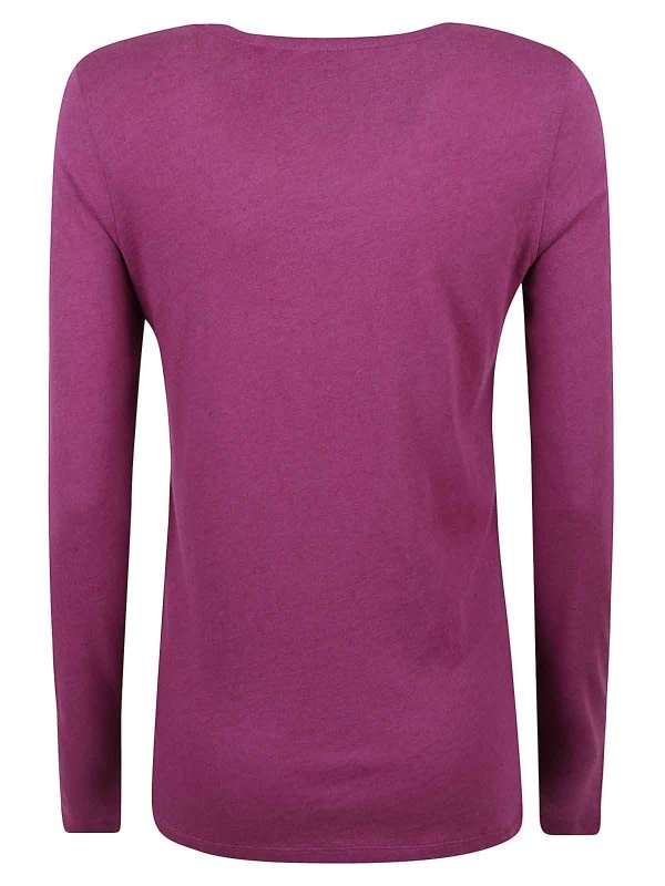 The Best Shops Majestic Filatures: T-shirts - T-Shirt - Rot