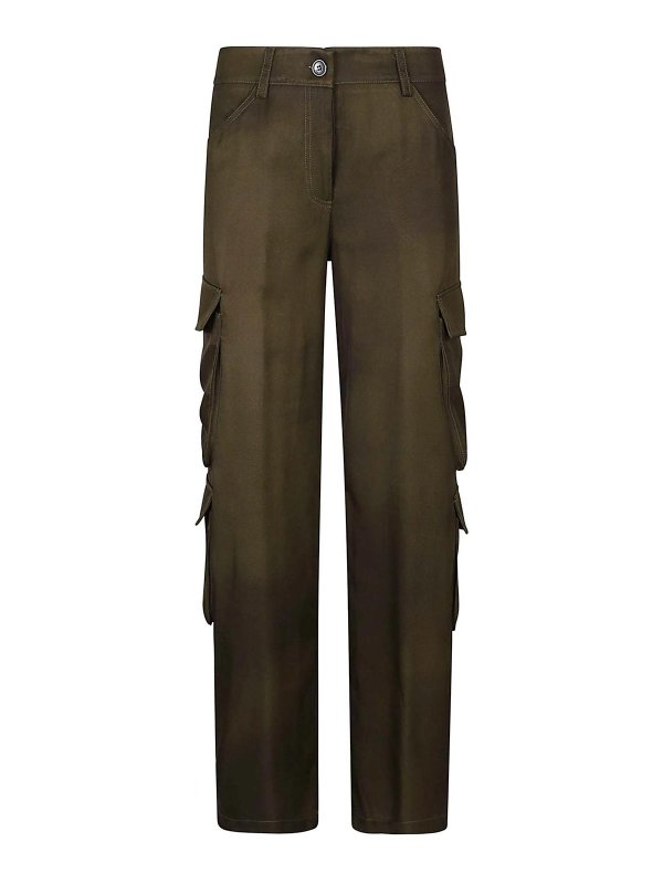 TSOLO MUNKH: Pantalons casual - Pantalons Décontractés - Vert