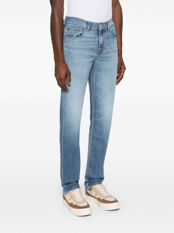 7 FOR ALL MANKIND: ストレートジーンズ online - ストレートジーンズ - ブルー