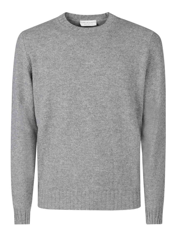 FILIPPO DE LAURENTIIS: Pull col rond - Pull Col Rond - Gris
