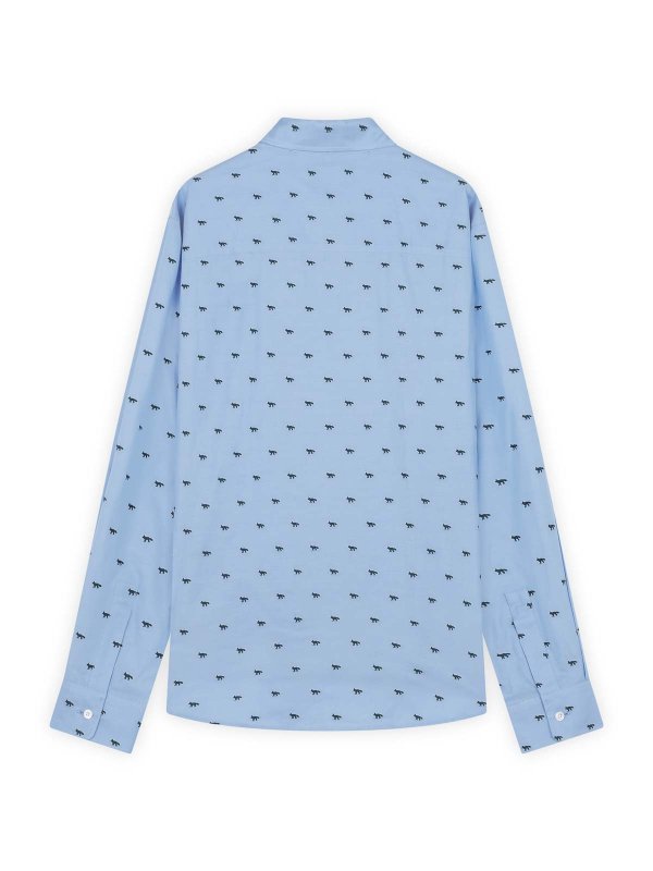 MAISON KITSUNÉ: シャツ online - シャツ - ブルー