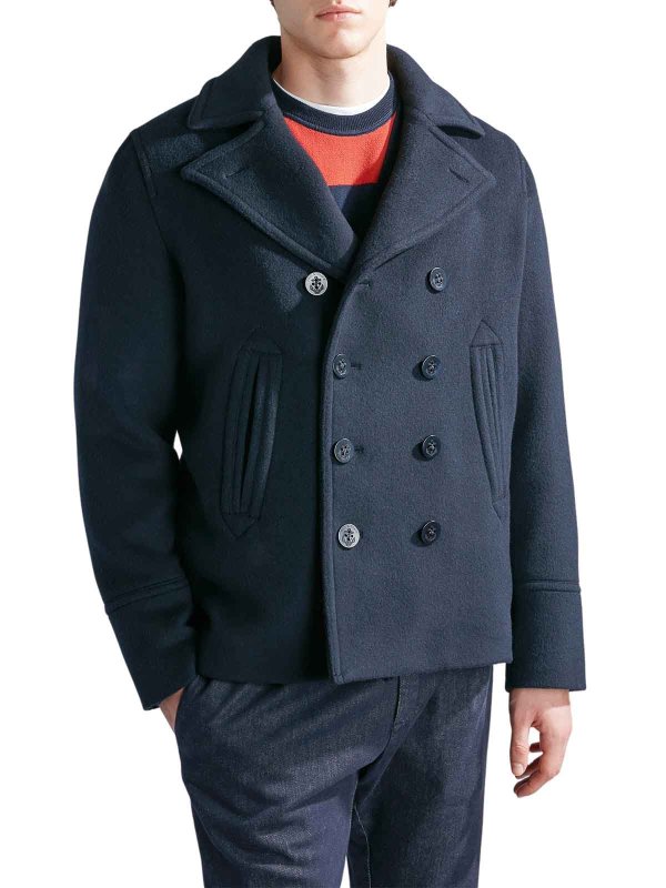The Best Shops PAUL & SHARK: short coats - Peacoat