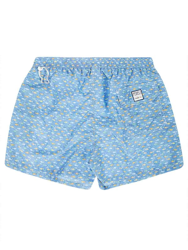 FEDELI: Shorts de bain online - Short De Bain - Bleu Clair